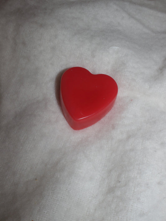 Big Valentine’s love heart wax melt.