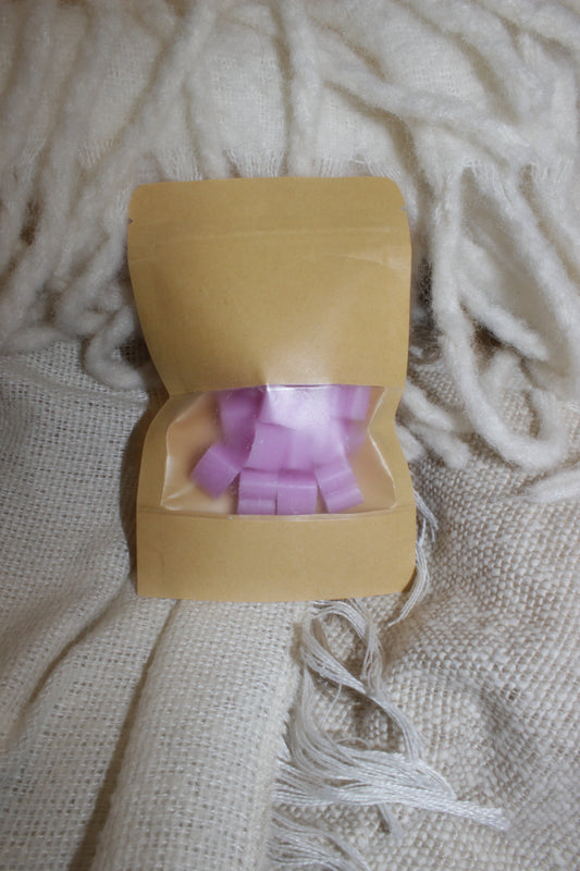 Lavender love heart wax melts