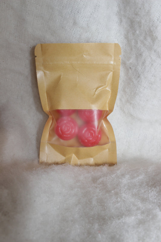 Valentine’s rose wax melts.